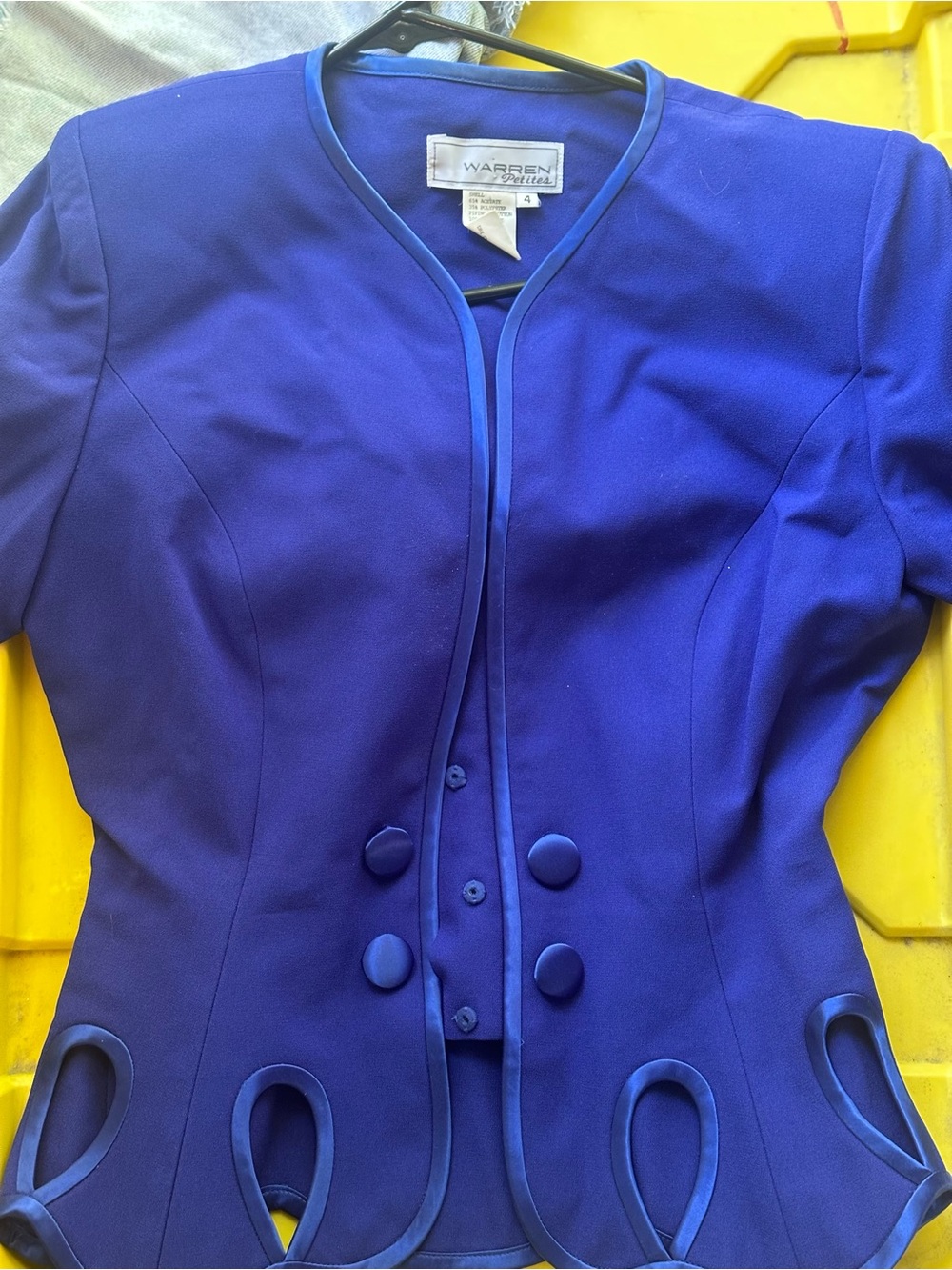 Cobalt Blue Tailored Women's Blazer
